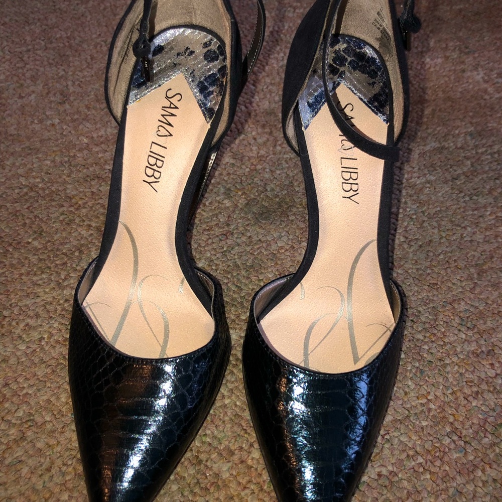 sam & libby black heels